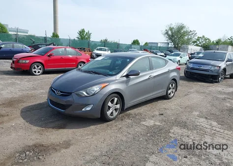 2013 Hyundai Elantra Gls z USA, uszkodzony, nr VIN 5NPDH4AE4DH390816